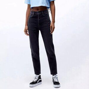 Pacsun Ultra High Rise Slim Faded Black Tapered Leg Jeans | 29